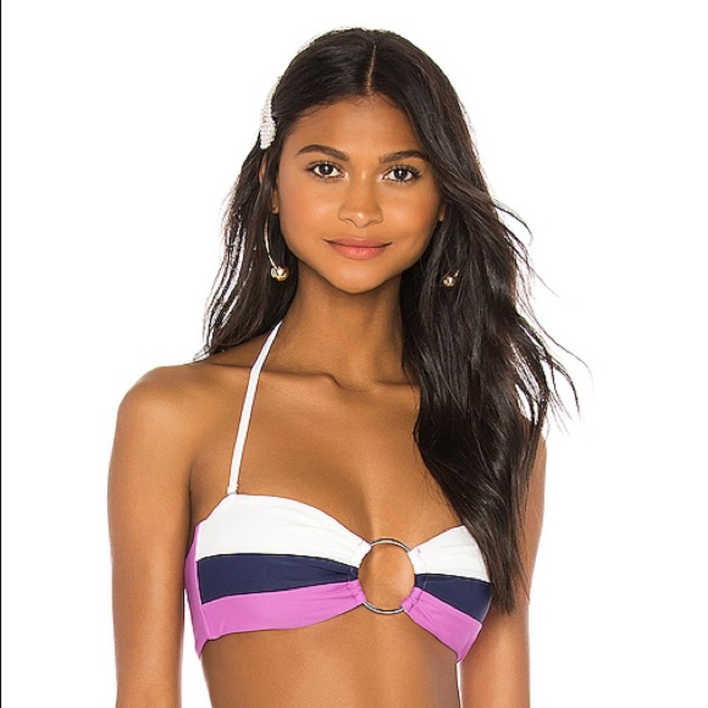 Purple swim top